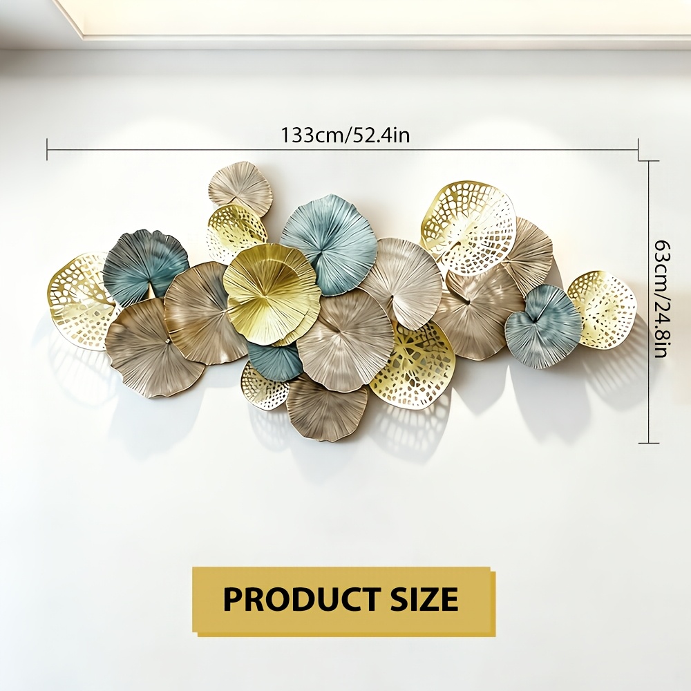 Large Metal Wall Art Decor 52. - Flower Wall Panel avaliação e preço