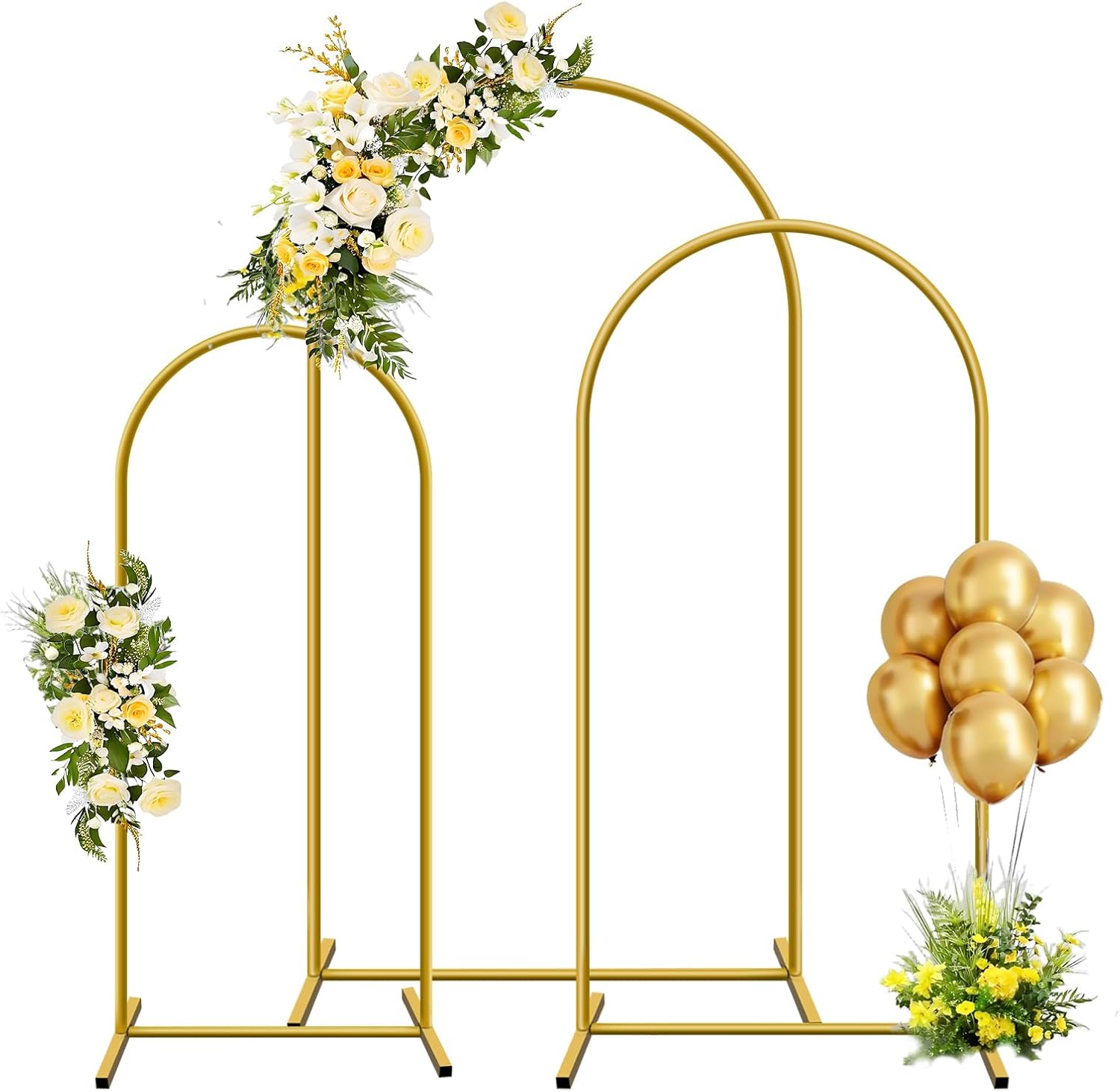 1pc Gold Metal Arch Backdrop S - Balloon Arch Kit avaliação e preço