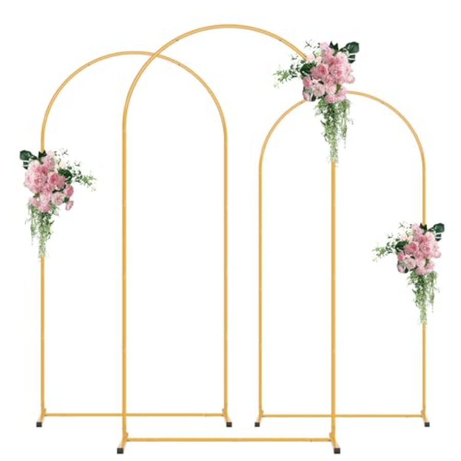 Metal Arch Backdrop Stand Set  - Balloon Arch Kit avaliação e preço
