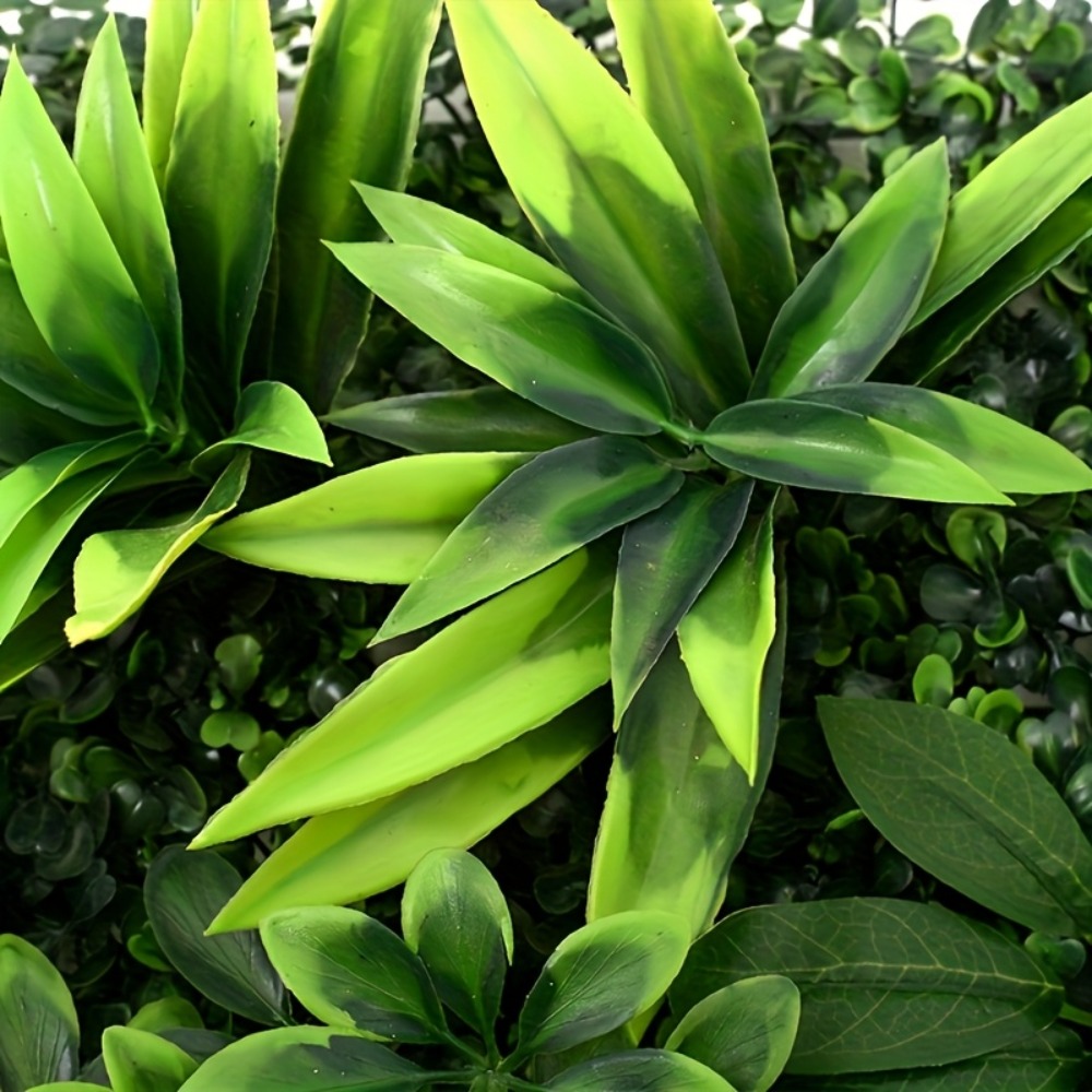 1PC Artificial Simulation Gree - Flower Wall Panel avaliação e preço