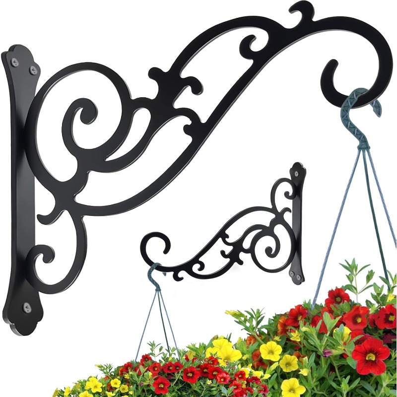 1PC Wall Mounted Bracket Iron  - Flower Wall Panel avaliação e preço