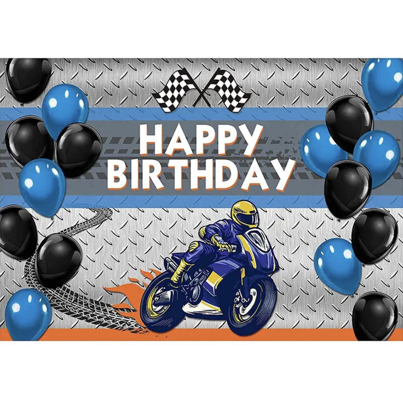 Motocross Racing Theme Backdro - Dessert Table Backdrop avaliação e preço