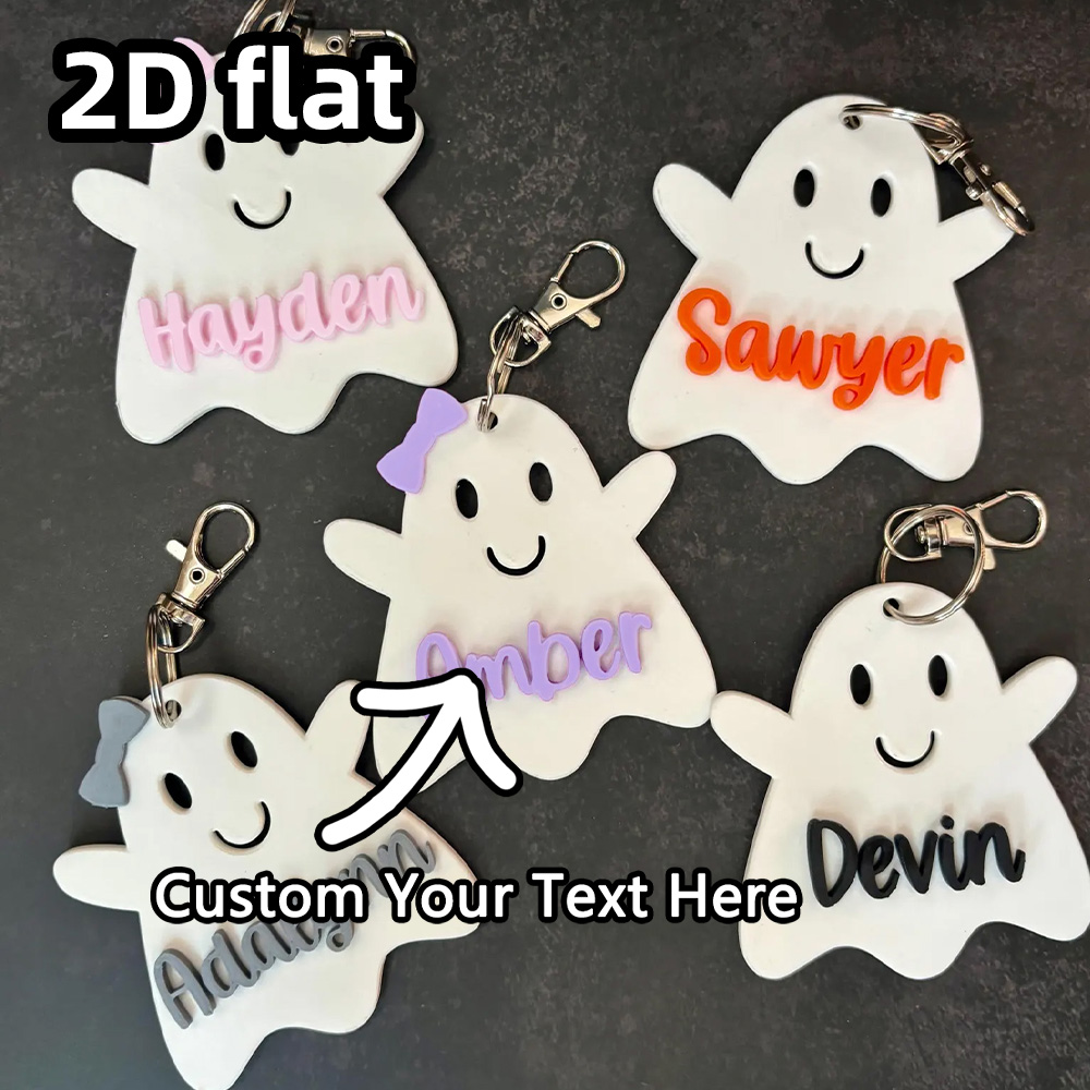Personalized Ghost Keychain, G - Party Favor Bag avaliação e preço