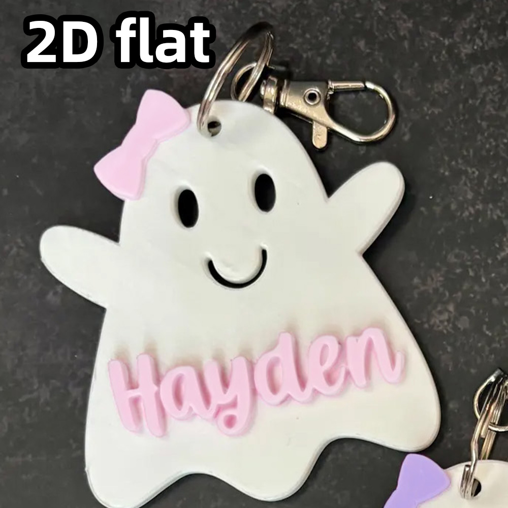 Personalized Ghost Keychain, G - Party Favor Bag avaliação e preço