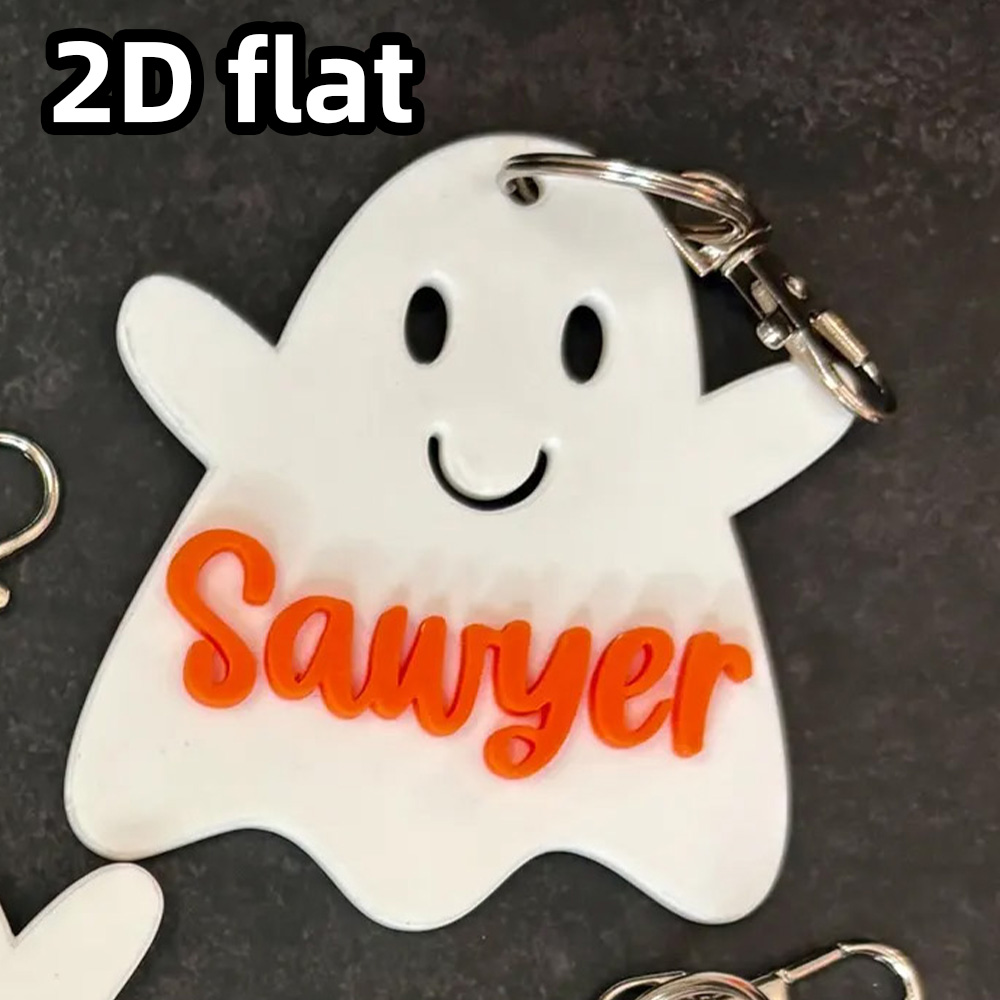 Personalized Ghost Keychain, G - Party Favor Bag avaliação e preço