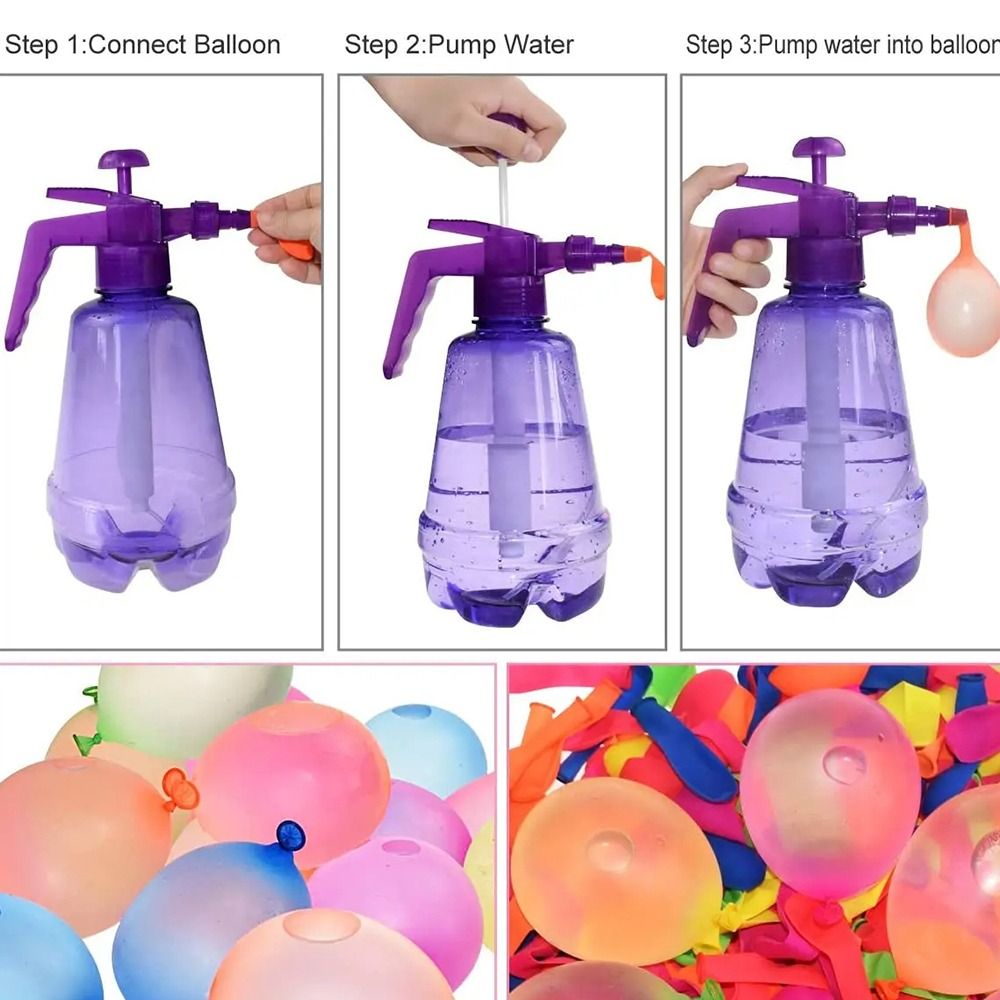New Portable Air Water Bomb Ba - Balloon Pump Hand avaliação e preço