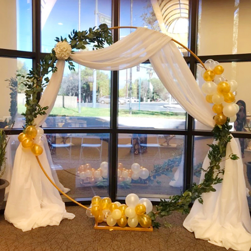 Wedding Arch Stand Round Metal - Balloon Arch Kit avaliação e preço