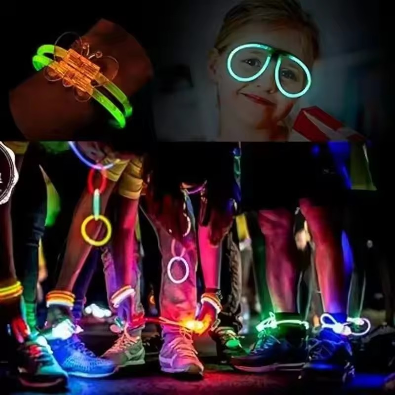 50/100Pcs Fluorescence Sticks  - Cotton Candy Cone avaliação e preço