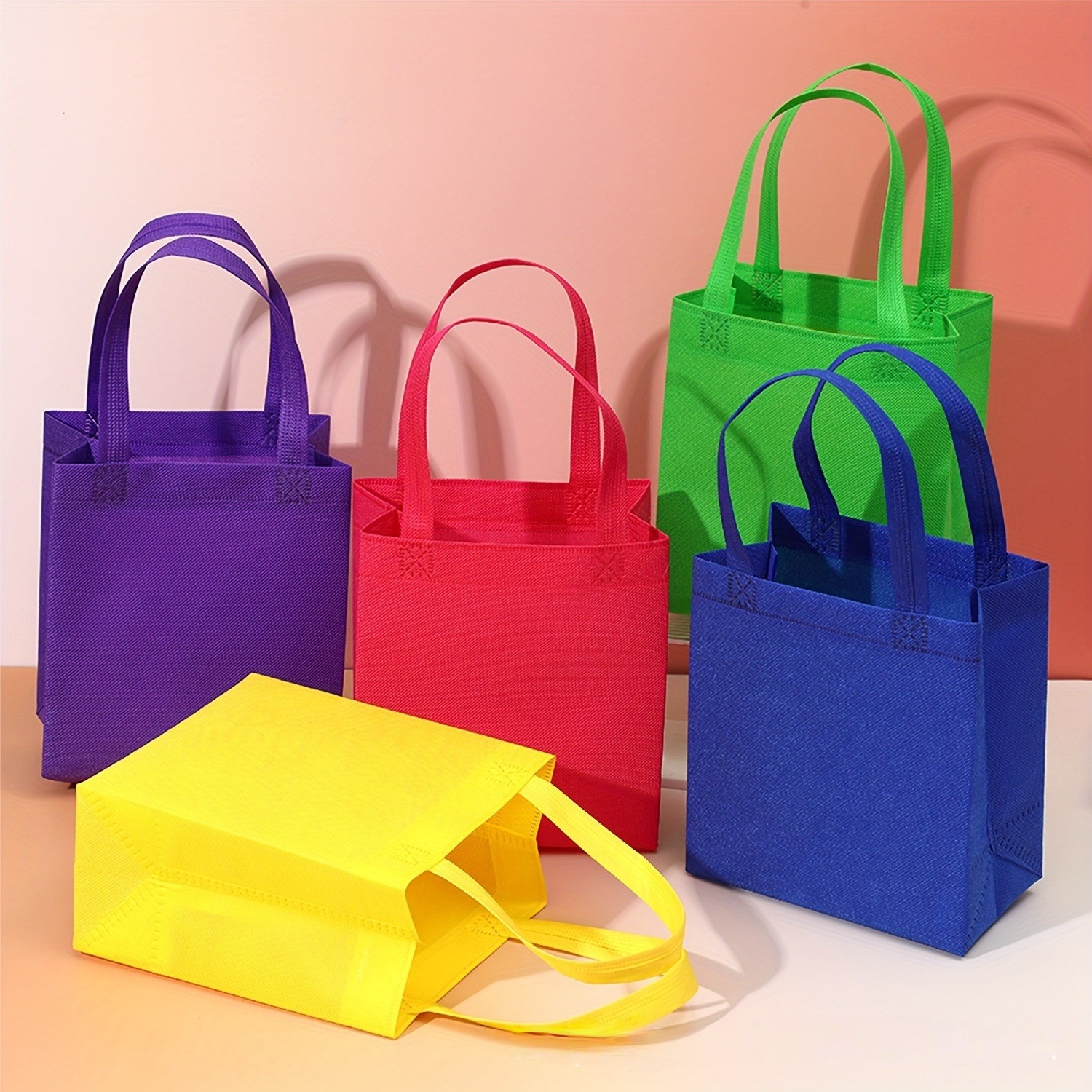 100PCS Reusable Non-woven Shop - Event Party Shop avaliação e preço