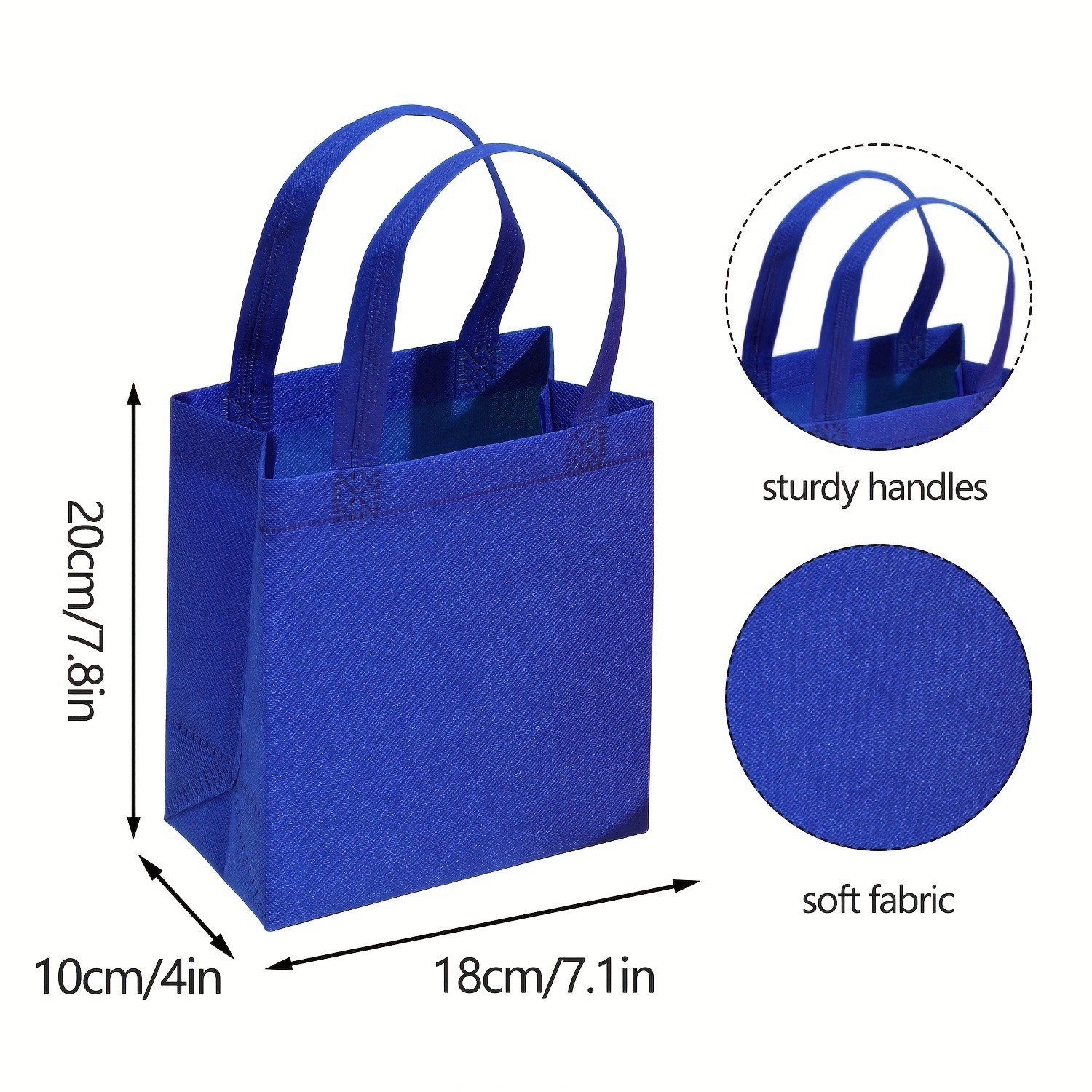 100PCS Reusable Non-woven Shop - Event Party Shop avaliação e preço