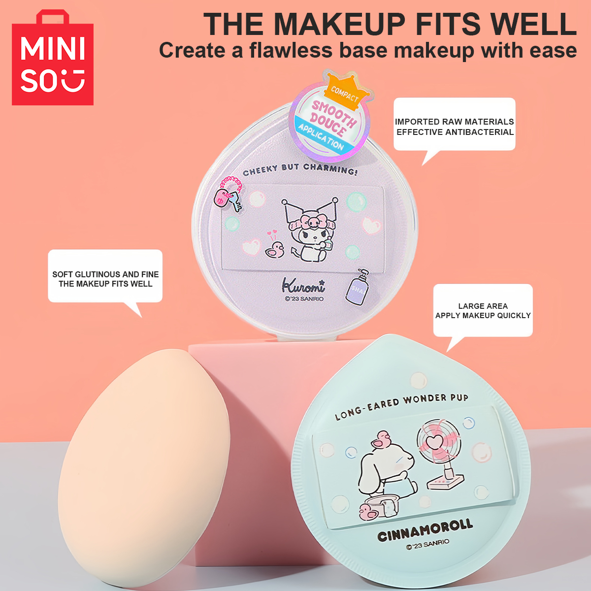 MINISO Sanrio Antibacterial Ex - Cotton Candy Cone avaliação e preço
