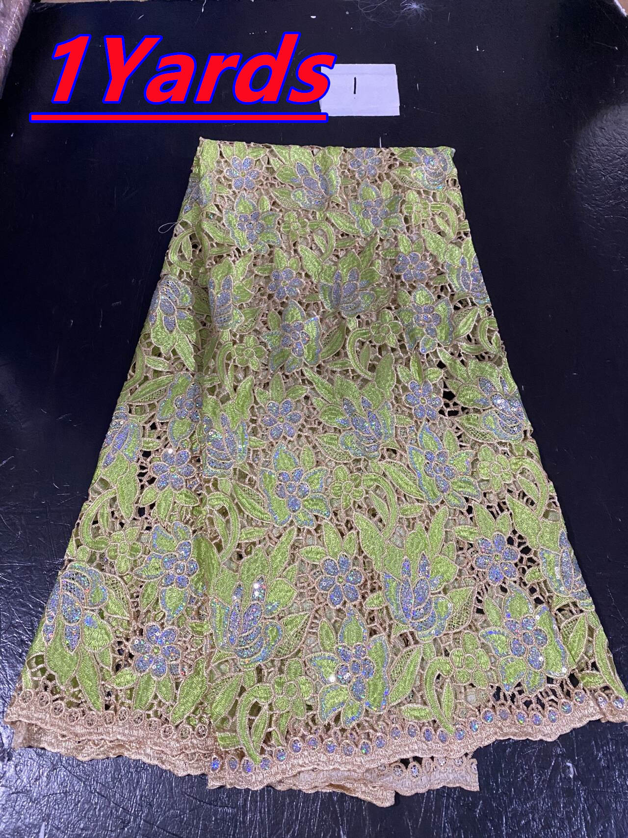African Sequins Lace Fabrics F - Glitter Tablecloth avaliação e preço