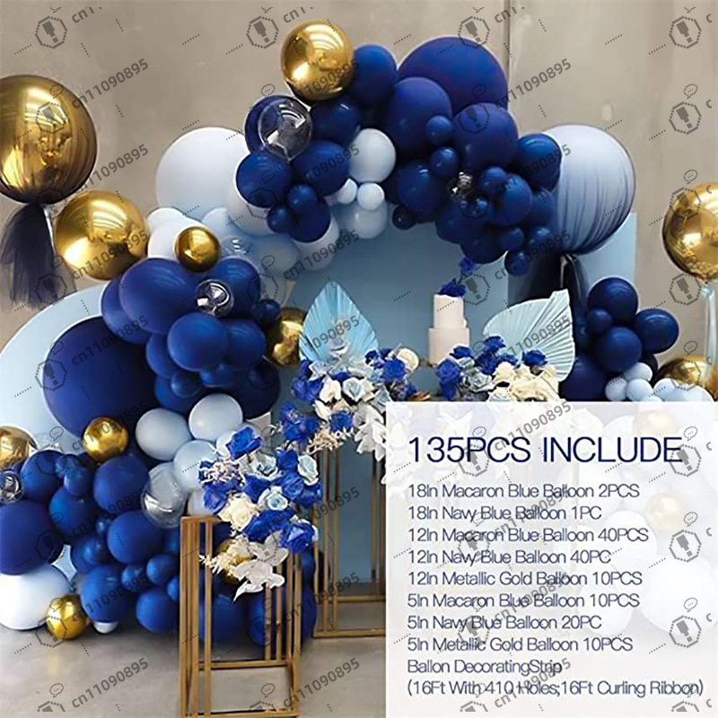 Macaron Blue Balloon Wedding B - Balloon Arch Kit avaliação e preço