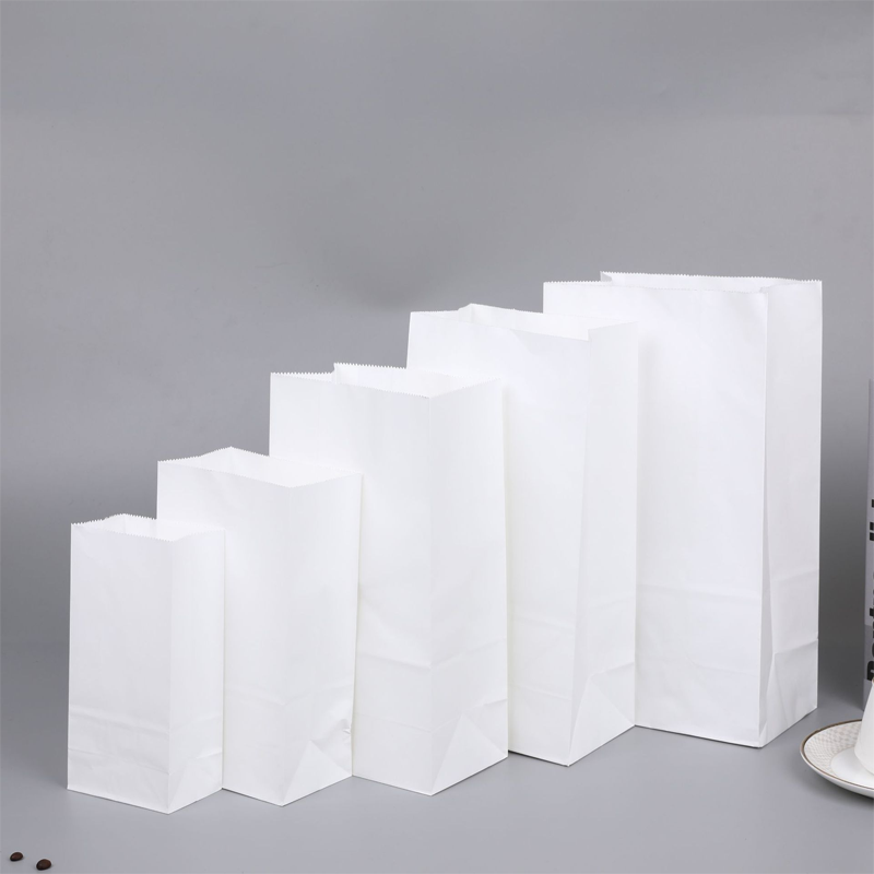 50Pcs/White Kraft Paper Bags F - Event Party Shop avaliação e preço