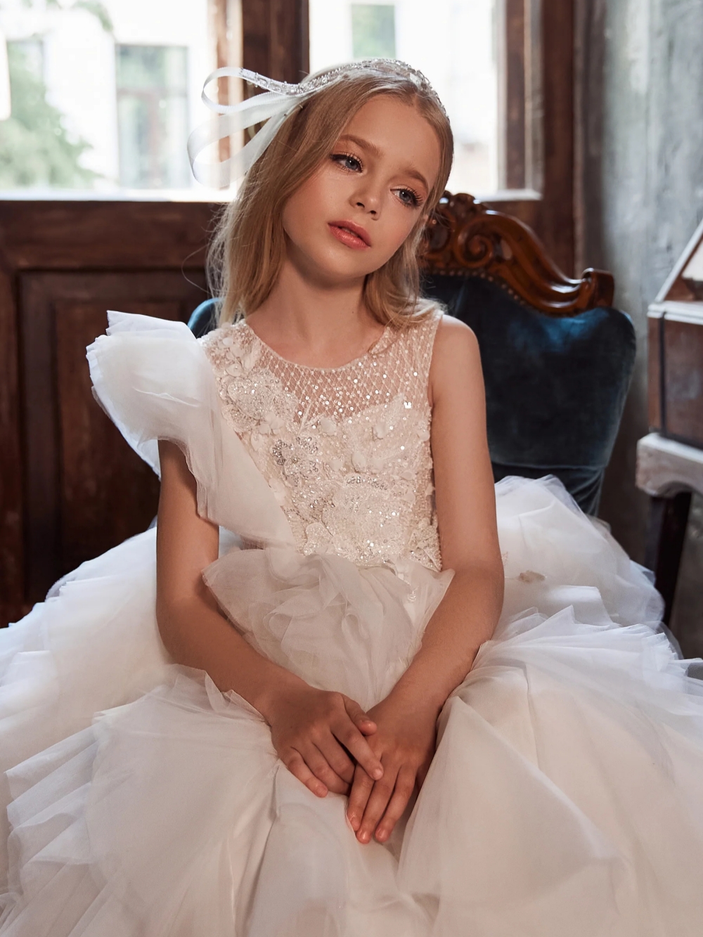 Puffy Sequined Beaded Princess - Glitter Tablecloth avaliação e preço