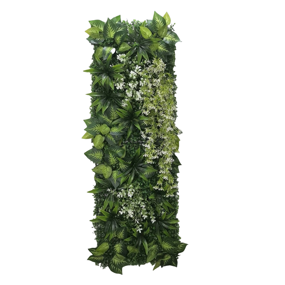 Home Decoration White Artifici - Flower Wall Panel avaliação e preço