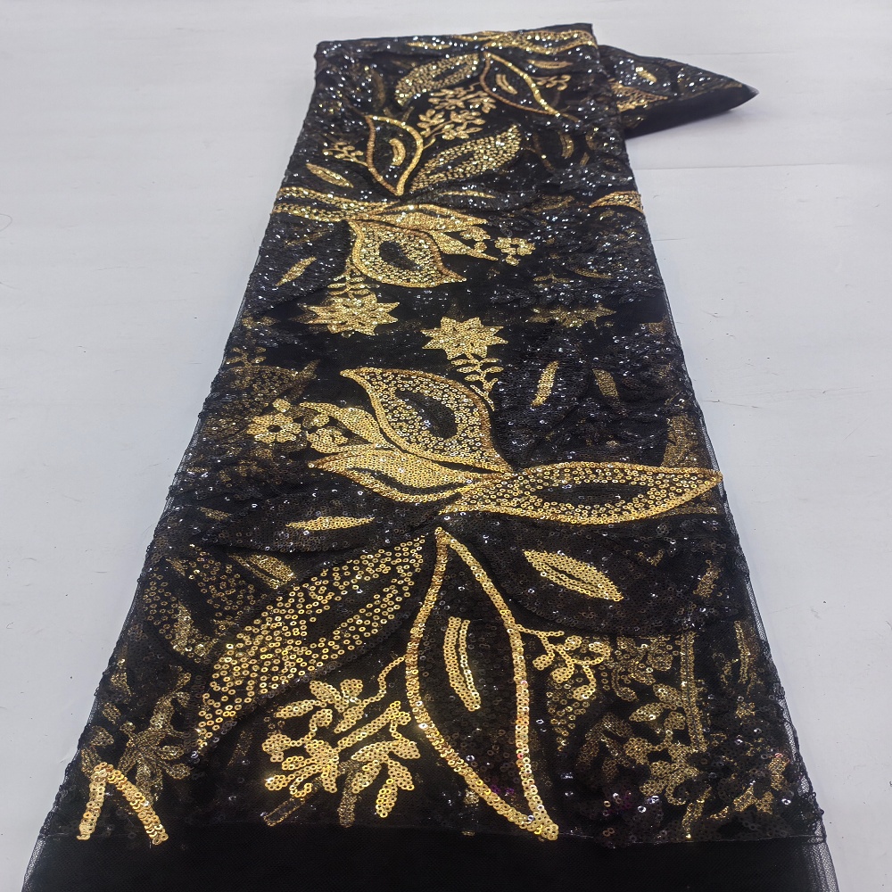 French Mesh Lace 2026 Fabrics  - Glitter Tablecloth avaliação e preço