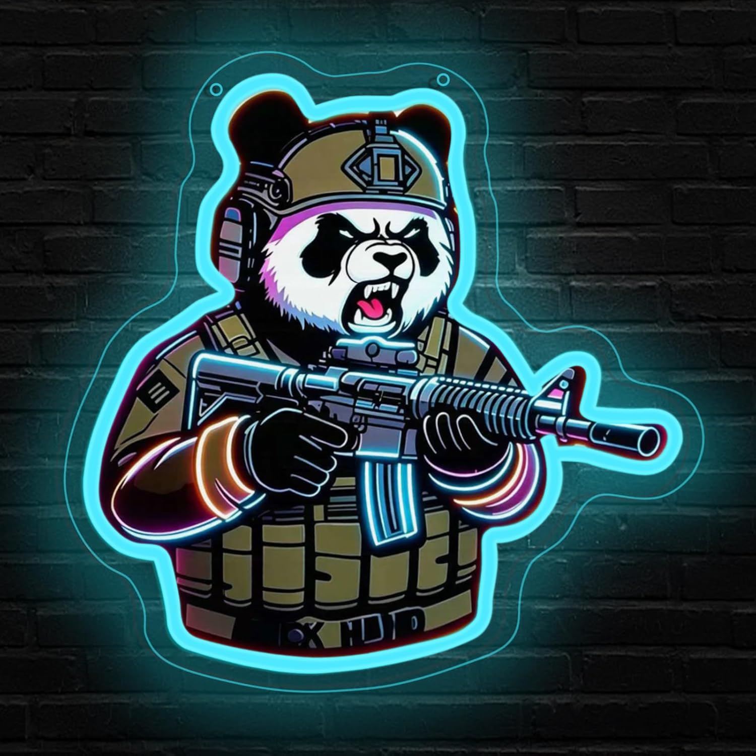 Tactical Panda Neon Sign USB P - Neon Sign Party avaliação e preço