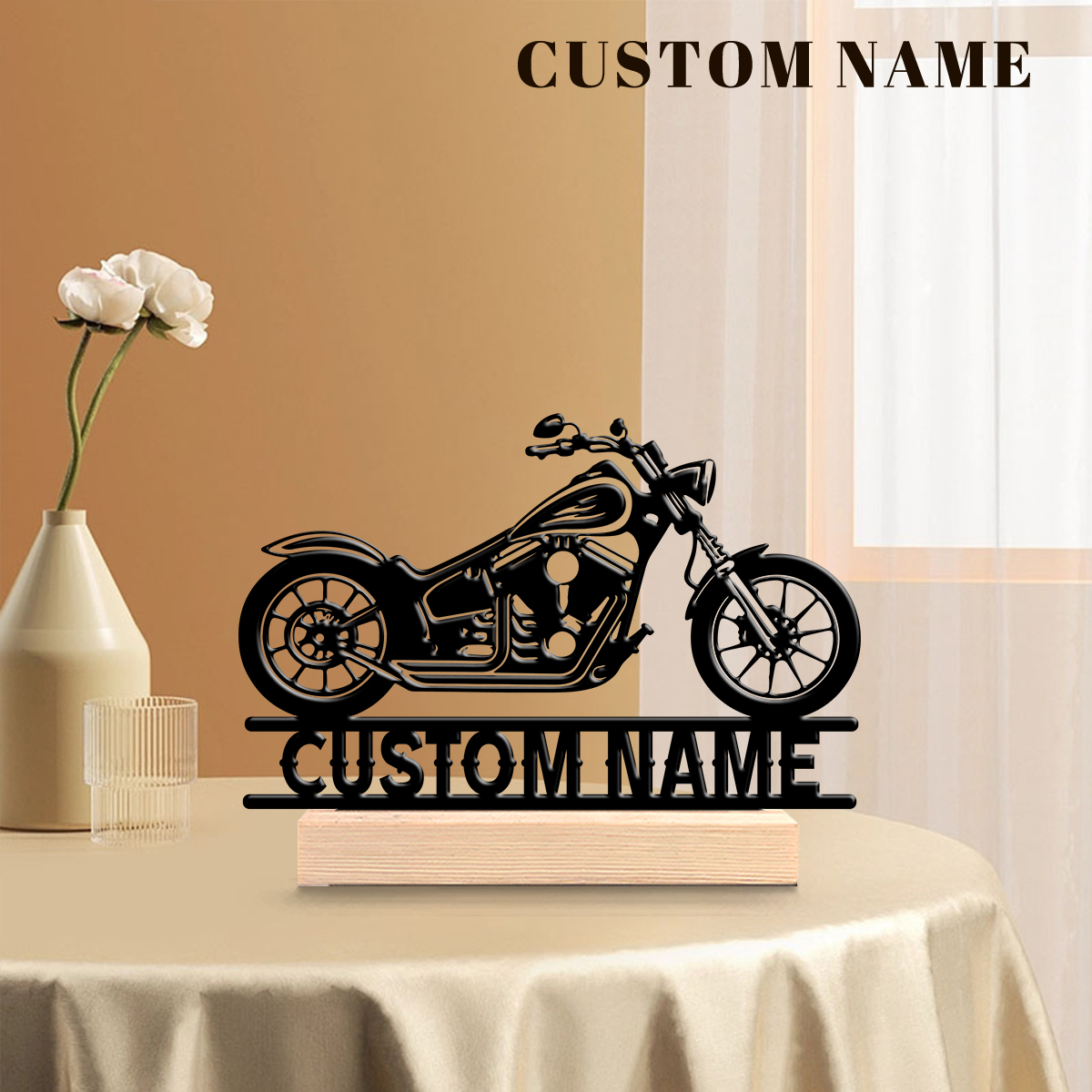 1Pc Csutom Name Road Motorbike - Eve Party avaliação e preço