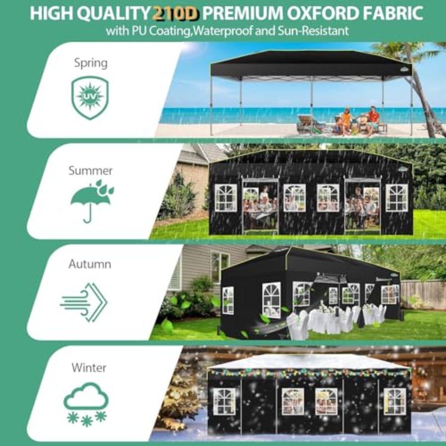 Outdoor event shelter with wat - Event & Party Supply avaliação e preço