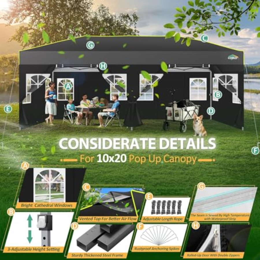Outdoor event shelter with wat - Event & Party Supply avaliação e preço