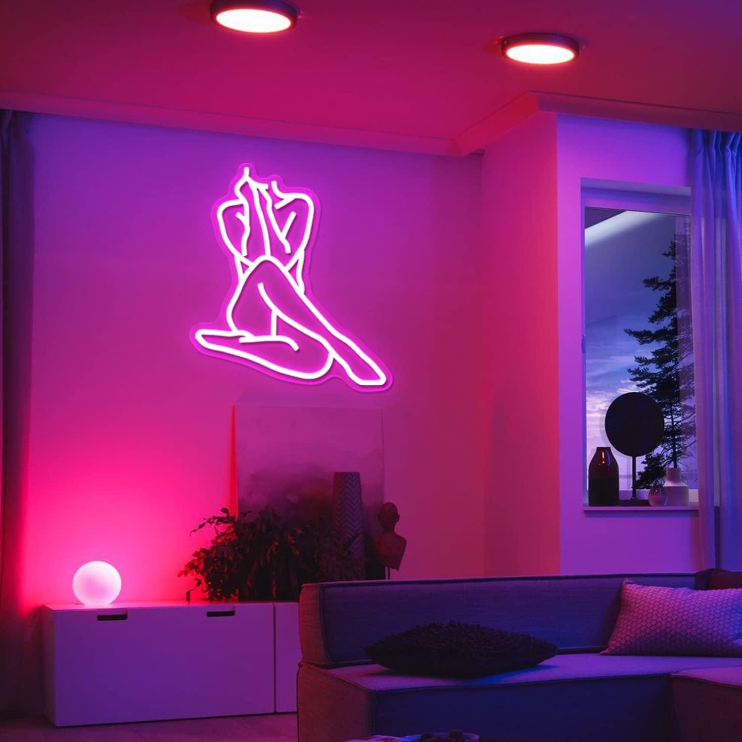 Lady Neon Sign Dimmable LED Li - Neon Sign Party avaliação e preço
