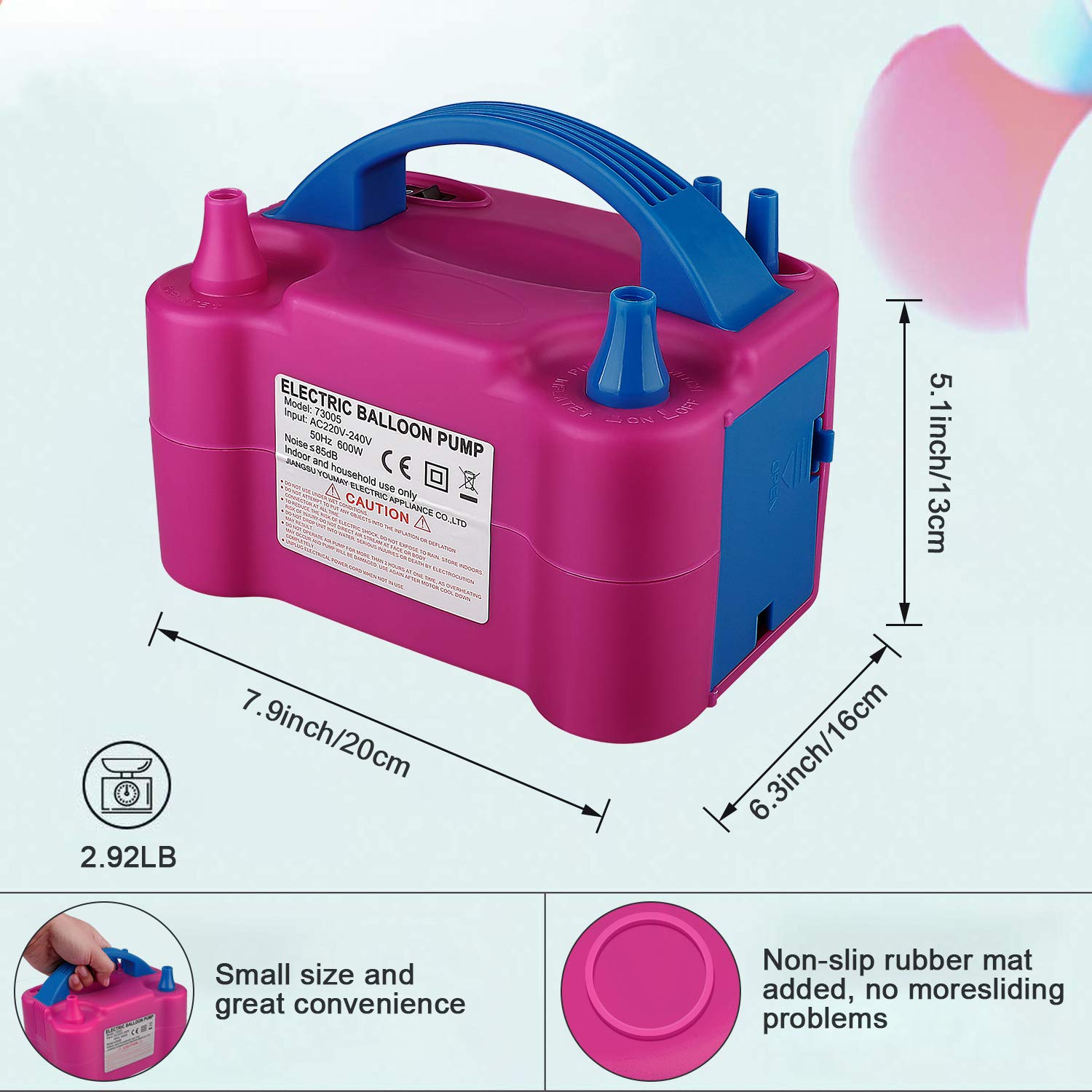 Portable Electric Balloon Blow - Balloon Pump Hand avaliação e preço